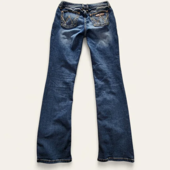 Wrangler Women's Boot Cut Jeans – Size 7/8 x 36 | Denim Mid-Rise Western Fit - Picture 7 of 8